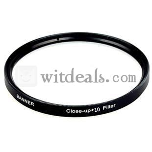 撮影接写用クローズアップレンズ (+10)　フィルター径52mm　