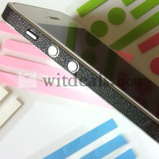 保護フィルム　iPhone　5専用　非光沢アンチグレア保護フィルム　枠保護　