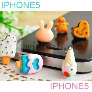iphone5イヤホンジャックカバー　可愛いお菓子型