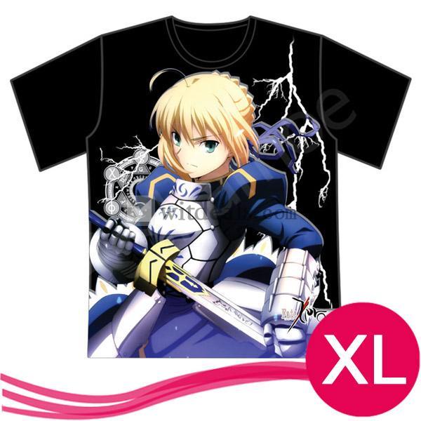 fate stay night saber（セイバー）Tシャツ　ブラック サイズ：XL