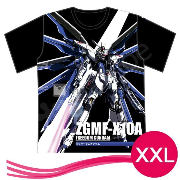 機動戦士ガンダムSEED DESTINY ストライクフリーダム　Tシャツ　男女兼用　ブラック　サイズ:XXL