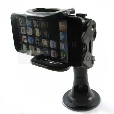 iPhone5 車載ホルダー スマートフォン 車載ホルダー・GPSに対応 360度回転