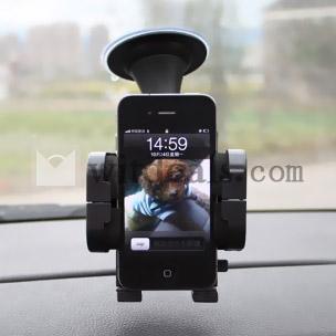 多機能車載ホルダー　iPhone5・iPod touch5・スマートフォン吸盤式ホルダー