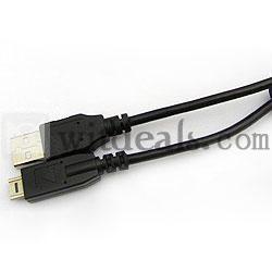 Panasonic用DMC- TZ10 FZ35 FZ45 FZ100 TS1GK対応USB2.0データケーブル 高品質