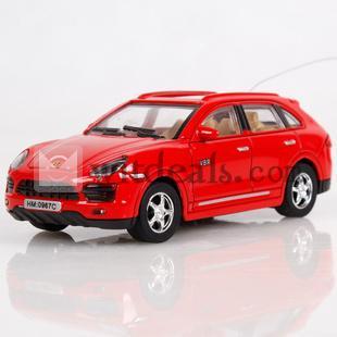 1:43 iPhone 充電式　ラジコンカー/ラジコン車/RCカー/電動ラジコン　ポルシェ 赤