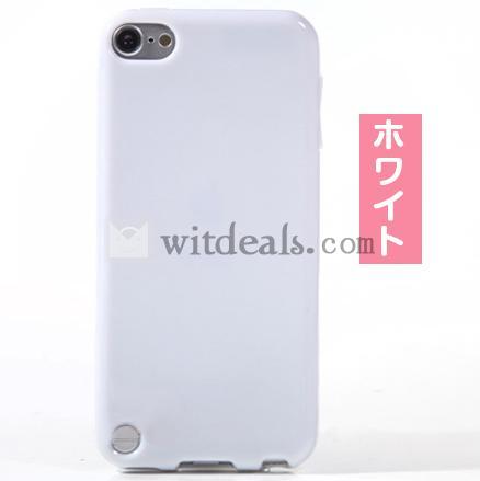 iPod touch 5カバー　iPod touch5 シリコンケース　5色選べる　ホワイト