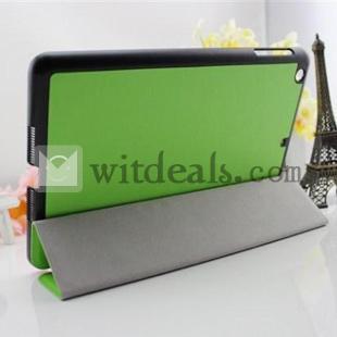 iPad Mini レザーケース　2段階調節可能　3色選べる　青、緑、赤