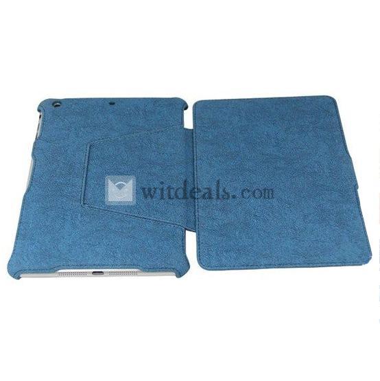 カウボーイスキン　iPadミニ専用保護ケース　iPad Miniレザーケース　ブルー