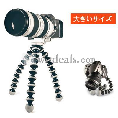 JOBY カメラ 三脚 ゴリラポッド一眼レフカメラ 三脚　デジタルカメラ三脚 くねくね 　NIKON、Canon、Panasonic、OLYMPUS、sony、FUJIFILM、PENTAXなど対応　大きいサイズ
