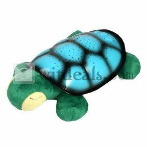 スピーカー機能搭載　プロジェクター （カメさん投影機）ブルー亀さん