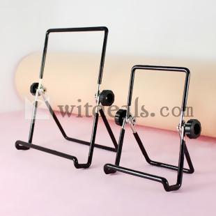 小サイズiPad　mini／iPad3／iPad2ホルダー／スタンド　薄型パソコン対応　汎用　ブラック