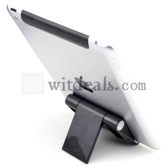 iPad mini創意スタンド／ホルダーベース　滑り止め傷つき防止iPad2/3　iPhone4S/5対応　ブラック