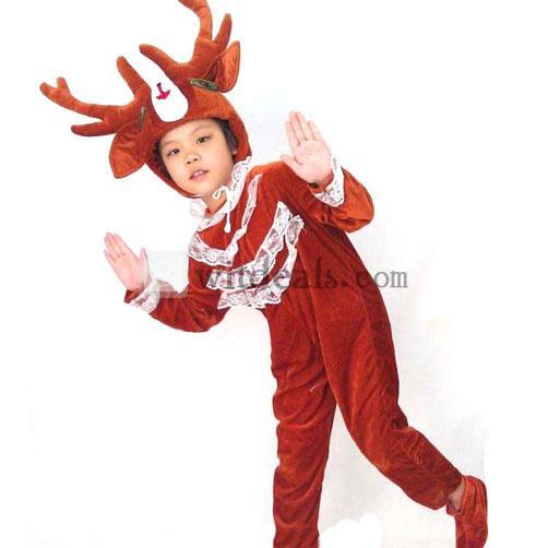 子供トナカイ服／サンタ衣装　サンタコスチューム・X'masグッズ 仮装ハロウィーン　ハッピートナカイ