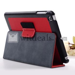 iPad mini専用ケース　PUレザー　レッド