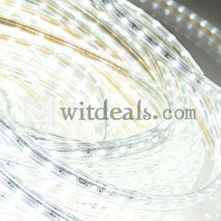 チュープライト／5M SMD5050　LEDテープライト／ロープライト／ストリップライト 12V　60LEDs／m　ホワイト