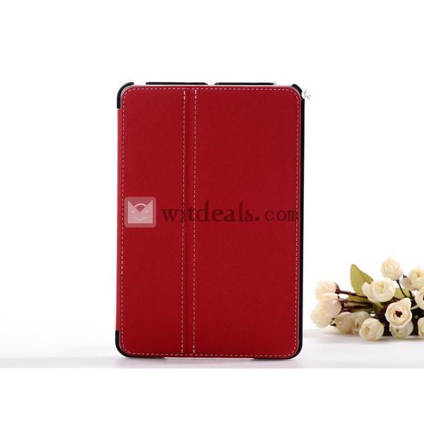 iPad mini専用ケース　PUレザー　レッド