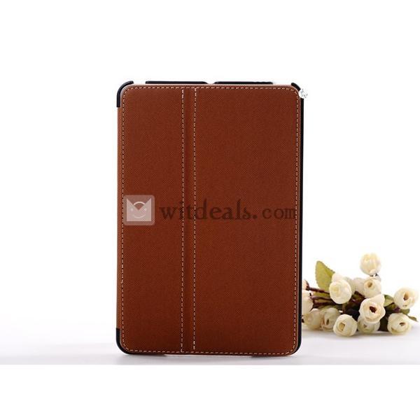 iPad miniソフトケース／カバー　PUレザー　ブラウン
