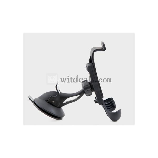 スマートフォン 360度回転 車載ホルダー　スマホやiPhone5, iPod touch5に対応