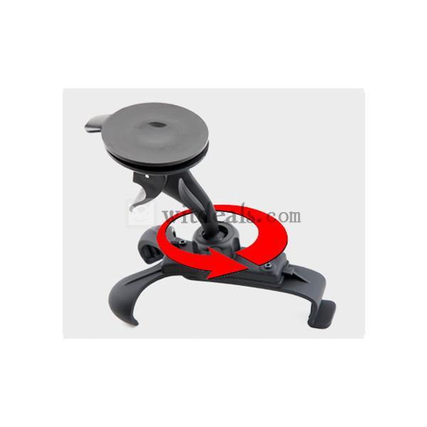 スマートフォン 360度回転 車載ホルダー　スマホやiPhone5, iPod touch5に対応