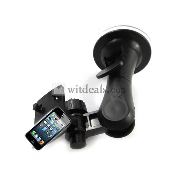 iPhone5 車載ホルダー スマートフォン 車載ホルダー・GPSに対応 360度回転