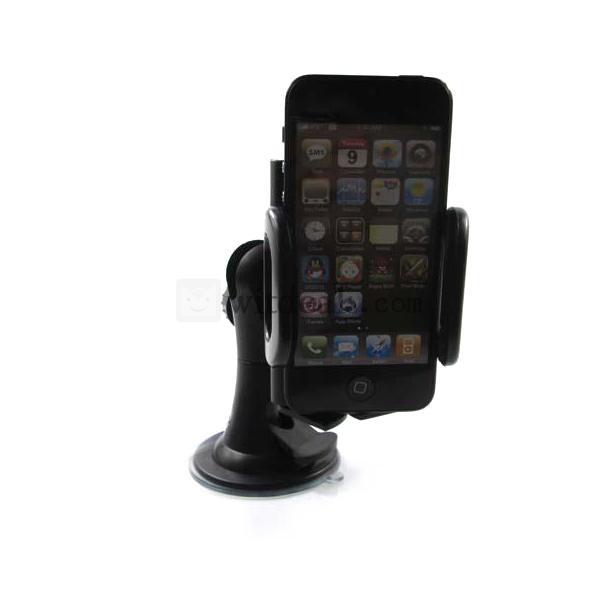 iPhone5 車載ホルダー スマートフォン 車載ホルダー・GPSに対応 360度回転