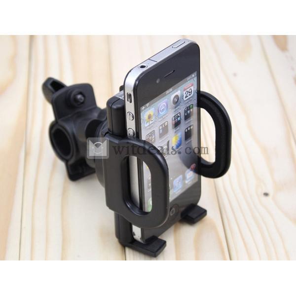 iPhone5・iPod touch5・スマートフォン用自転車 固定式 携帯ホルダー／自転車用モバイルホルダー