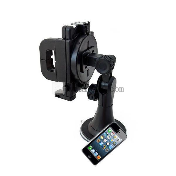 多機能車載ホルダー　iPhone5・iPod touch5・スマートフォン吸盤式ホルダー