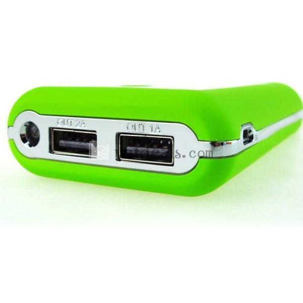 8400mAh　充電器バッテリー/iphone5バッテリー/モバイルバッテリー/バッテリー大容量　グリーン