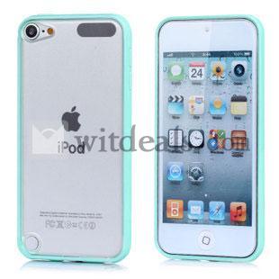 iPod touch5用保護ケース　iPod touch5フィルム付き　防指紋　滑り止め　グリーン