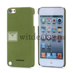 iPod touch5専用保護ケース　非光沢　液晶保護フィルム付き　防指紋　グリーン