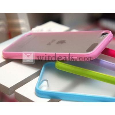 第5世代iPod touch保護ケース　iPod touch5ケース　ソフト＋ハード　ピンク