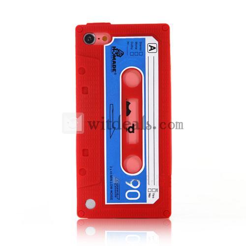 iPod touch5シリコンケース　iPod touch5世代用ケース　レッド