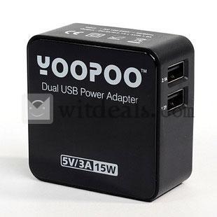 iphone5充電アダプタ　2ポートiPhone5充電器　iPad　iPhone4Sも対応可能　ブラック