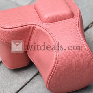 ソニー Sony NEX5N NEX5 NEX3 NEX5C対応カメラケース 合成レザー 全4色