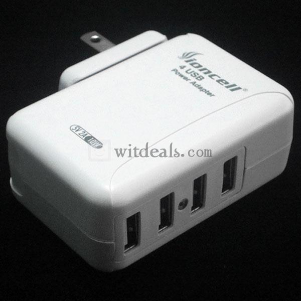 iPad mini充電アダプタ　アップル用充電アダプタ　iPad mini　iPad4　iPhone4S等対応可能 ホワイト