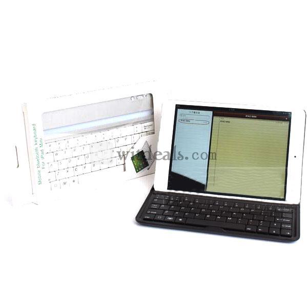 iPadミニワイヤレスBluetoothキーボードスタンド　iPad mini Bluetoothキーボードスタンド付き　シルバー