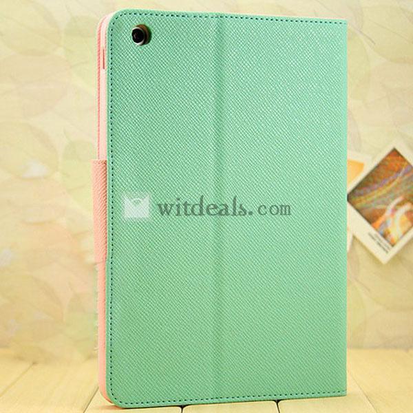 iPad miniスリーブケース／レーザーケース　清々しい　休眠機能付き　ミント