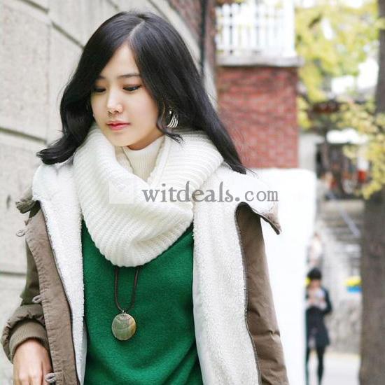 マフラー/首巻き/襟巻き　ロングマフラー　マフラー レディース　冬/秋冬/ギフト/プレゼント　ホワイト