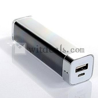 iPhone5対応充電器　iPhone5モバイルバッテリ　2200mAh　汎用　コンパクト　ブラック