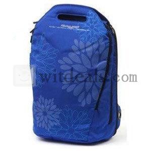 デイパック　シンプルリュックサック　ノートパソコンバッグ　ナイロン　15.6インチパソコン対応　ブルー