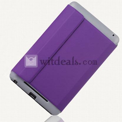 グーグル Nexus7用ケース／カバー　Google Nexus7スマートカバー　スタンド付き　パープル