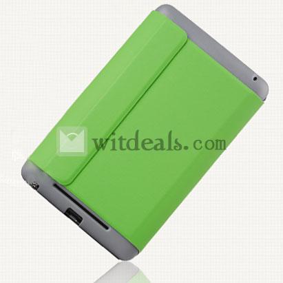 Google Nexus7専用スマートカバー　Nexus7用保護ケース／カバー　スタンド付き　自動的にスリープ/復帰　グリーン