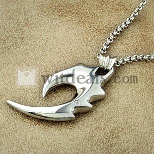 ペアネックレス（レディース/小いサイズ）　ペアアクセサリー　カップルネックレス　お揃い　刻印　エンジェルウイングハート　