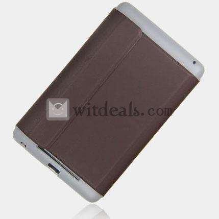 Nexus 7保護ケース Google Nexus 7ケース/カバー OTGケーブル/フィルム/タッチペン付き ブラウン