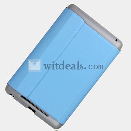 Google Nexus 7用ケース／カバー グーグル Nexus 7保護ケース OTGケーブル/フィルム/タッチペン付属 ブルー