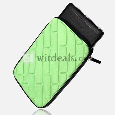 Nexus7保護ケース 保護カバー 収納バッグ 防振防水 グリーン
