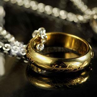 ペアネックレス （メンズ　刻印入り）　リングタイプネックレス　ネックレス ペア　ペアアクセサリー　カップルネックレス　金色
