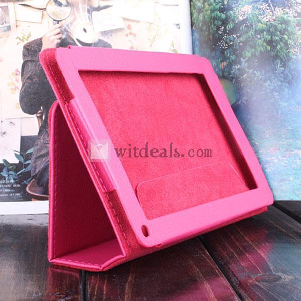 アマゾンAmazon Kindle Fire　7インチ　タブレット専用PUレザーケース・カバー　ホルダー式　レッド　