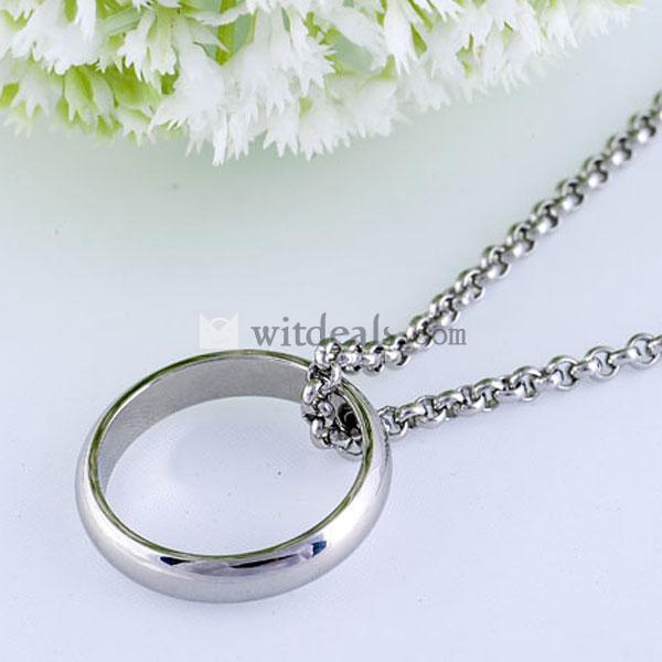 ネックレス ペア （レディース　刻印なし）　ペアネックレス＆リング　復古魔法ニング　人気なプレゼント　カップルネックレス　おしゃれなネックレス　銀色