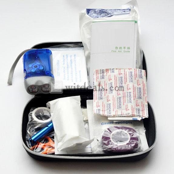 ミニ救急バッグ/救急箱 医薬品付きアウトドアキャンプ用